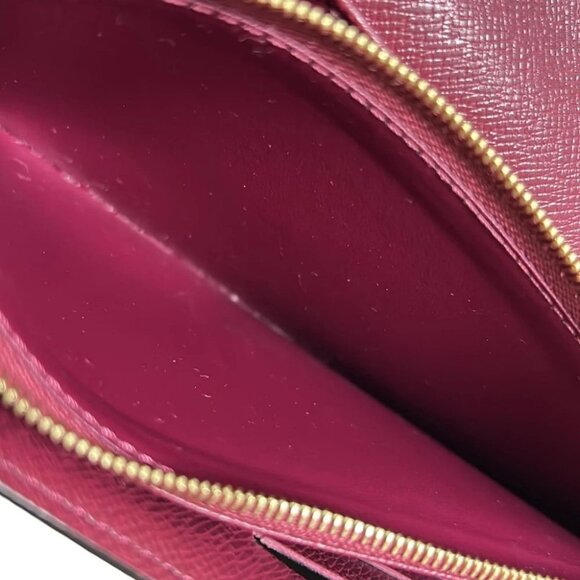 Auth LOUIS VUITTON Portefeuille Sara M62234 Fuchsia Monogram - RFID : confirmed - Picture 4 of 6
